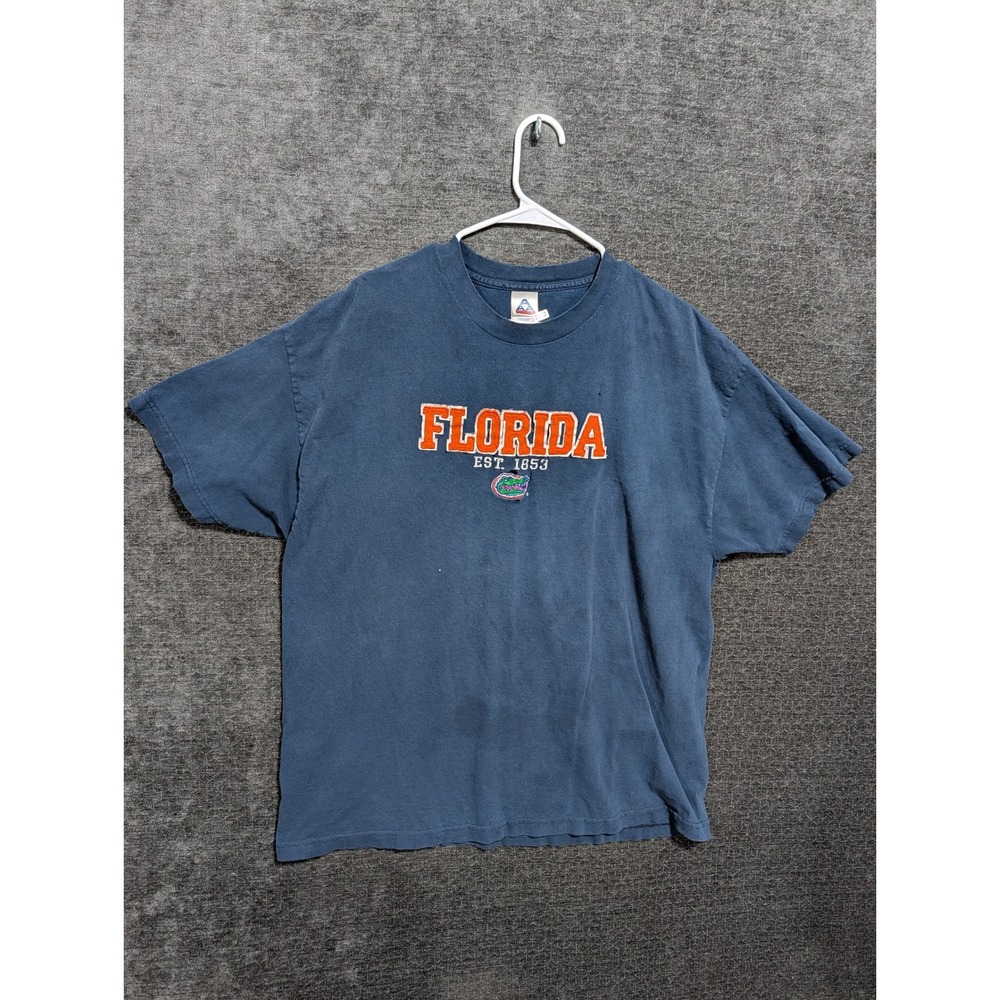Vintage Florida Gators AAA Alstyle T-Shirt Navy Blue 2XL Distressed NCAA Tee